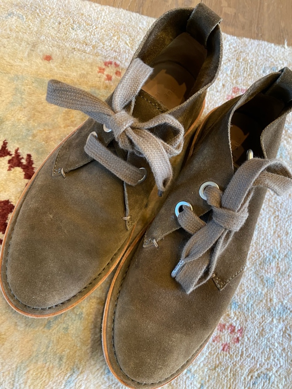 Rag & Bone suede flat booties